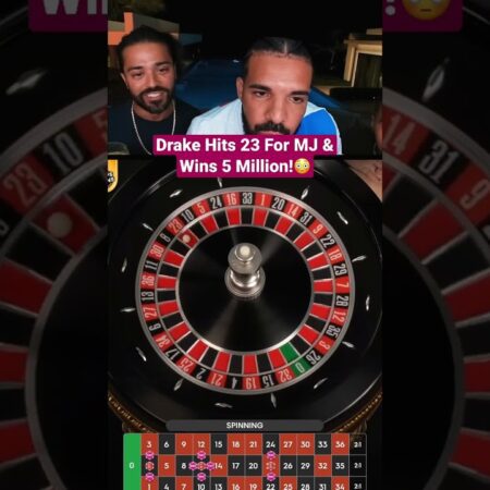 Drake Wins $5 Million at Roulette: A Nod to Michael Jordan’s Legacy!