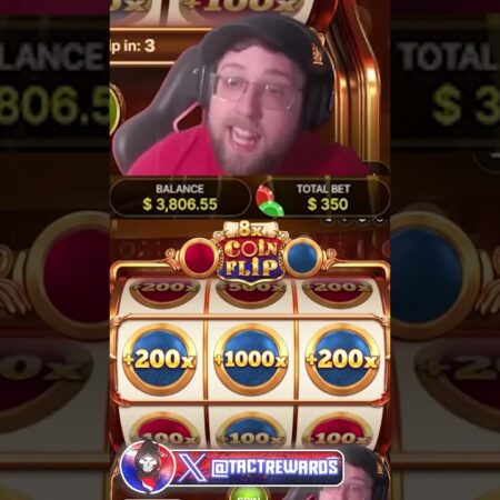 Epic 2200X Win on Crazy Coin Flip: Hitting an 8X Top Slot Multi!