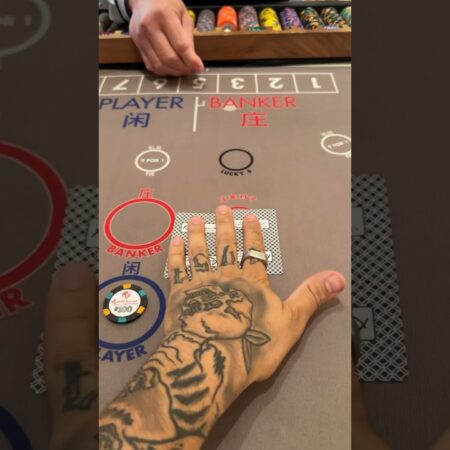 $100 Baccarat Hand: Last Chance to Turn My Luck Around in Las Vegas Casino