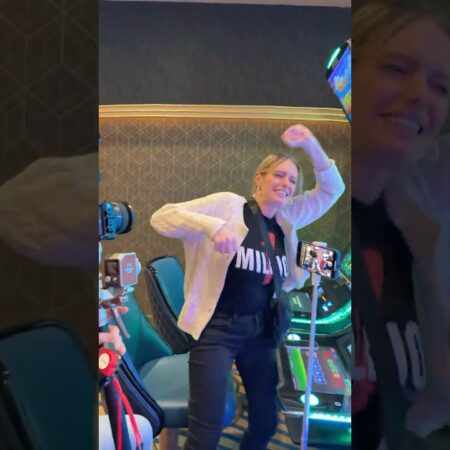 OMG! The Shocking Moment She Went Wild at the Casino!