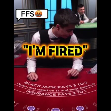 Dealer Rage: ‘I Might Get Fired!’ 🤬 | Intense Blackjack Moments