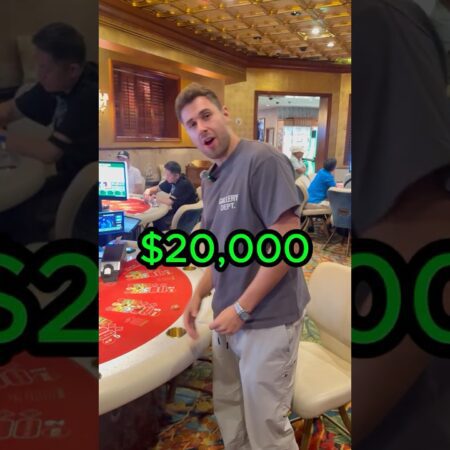 $20K High Limit Baccarat Challenge: A Hilarious Casino Adventure!