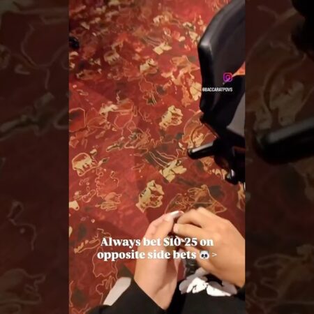 Why it’s important to play opposite side bets #baccarat 🐼 🐉 #gamblingschool #casino #metaglasses-“Mastering Baccarat: The Importance of Playing Opposite Side Bets”