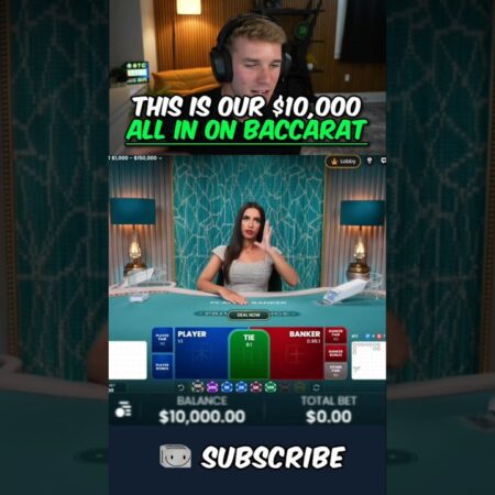 Toaster THIS is our $10,000 ALL IN on BACCARAT!!!-“$10,000 Baccarat All In: Mastering the Game”