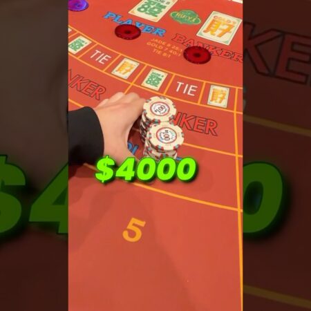 BATTLING THE CASINO (PT. 4) 🥊 #shorts #baccarat-“Battling the Casino: Baccarat Strategies Revealed | Part 4 #Shorts”