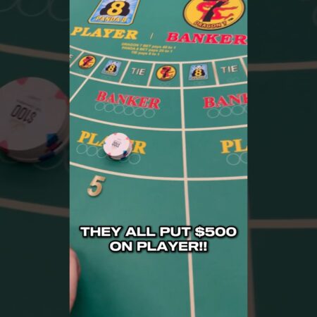I Bet $500 On Baccarat! #casino #gambling #baccarat #commercecasino #casinogame #shorts-“I Bet $500 on Baccarat: My Casino Journey #Shorts”