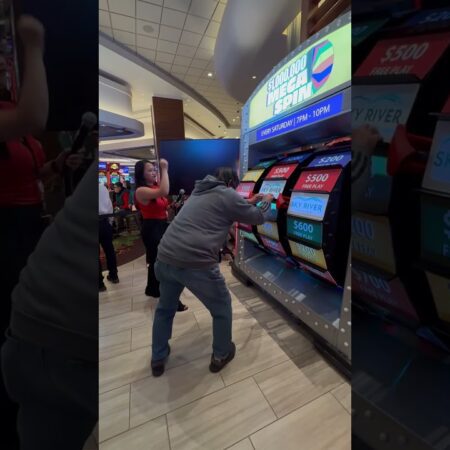 1,000,000 MEGA SPIN WINNER #casino #skyrivercasino #getrich #slot #jackpot #slotmachine-“1,000,000 MEGA SPIN WINNER at Sky River Casino: Jackpot Celebration!”