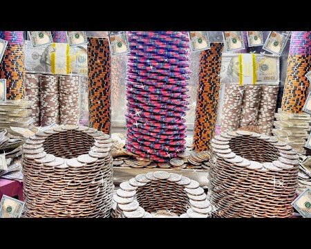 💥CASINO HANDED Me 20 FREE Quarters to Beat Their HIGH LIMIT Coin Pusher Machine! (EPIC WIN?) 😱💰-20 FREE Quarters at Casino: Epic Win on High Limit Coin Pusher Machine! 😱💰