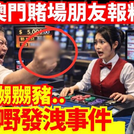 【澳門賭場朋友報料🚨】豪客百家樂輸錢唔忿氣、掟○○發洩！賭場如何應對？賭客輸錢、荷官受難！中文字幕 #21點 #賭場 #輪盤 #百家樂-豪客百家樂賭場輸錢發洩事件揭示賭客情緒與荷官困境 #百家樂 #賭場 #21點 #輪盤