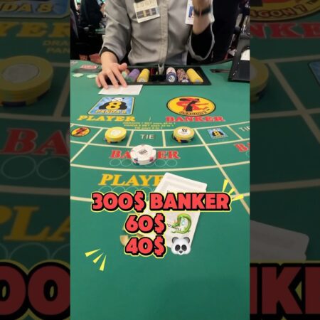 Catching Dragons! Epic Baccarat Hand! #viral #baccarat #fyp #gambling #casino #fun-Catching Dragons: Epic Baccarat Action #Viral #Casino #Gambling