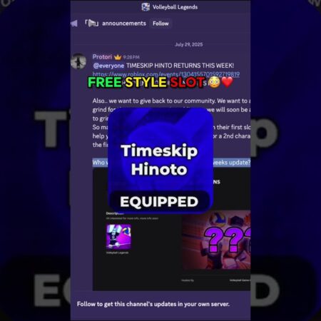 FREE STYLE SLOT 😳❤️ #volleyballlegends #robloxgames #viral_video #roblox #fyp #viral #robloxfyp-“Free Style Slot: Unlock Fun in Volleyball Legends on Roblox!”