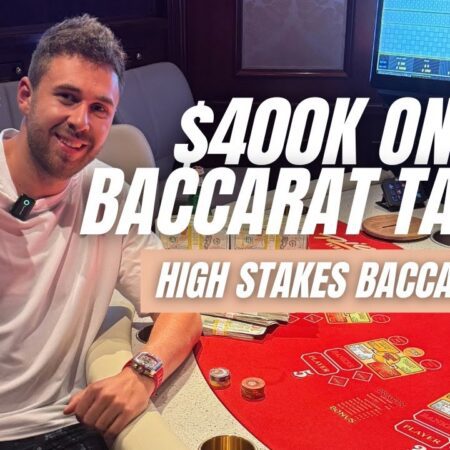 SITTING WITH $400K MAX BETTING ON THE BACCARAT TABLE-“High-Stakes Baccarat: Betting $400K at the Table”