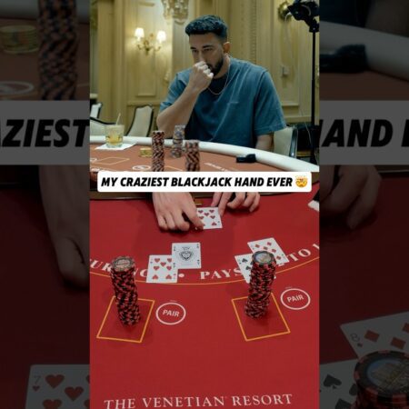 This just turned into a $16,000 blackjack hand… #casino #blackjack #gambling #lasvegas #win-“Record $16,000 Blackjack Win: Ultimate Casino Thrill in Las Vegas”