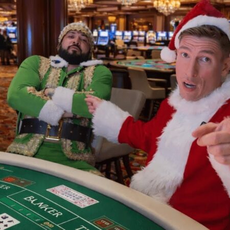 Santa & Elf Gamble on High Limit Baccarat-“Santa & Elf’s High Limit Baccarat Gamble: Win Big This Holiday Season!”