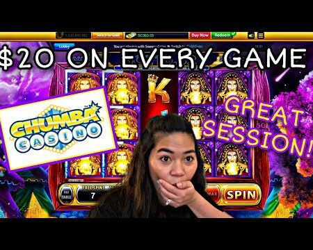 $20 ON EVERY GAME | CHUMBA CASINO | REAL MONEY ONLINE SLOTS-“$20 on Every Game – Chumba Casino Real Money Online Slots”