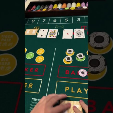 $100 side bets on bac! #baccarat #bigwin #casino #jackpot #bigwin #fyp #viral #slot #vegas-“$100 Baccarat Side Bets: Unlock Big Wins at the Casino!”