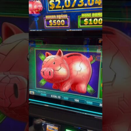 MASSIVE PIGGY BANKIN SLOT BONUS! Our biggest pig yet! #slots #casino #jackpot #slotmachine #bonus-“Massive Piggy Bankin’ Slot Bonus: Win Big with Our Biggest Pig Yet!”