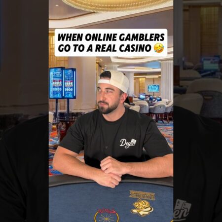 When an online gambler walks into a real casino…🤣 #casino #blackjack #gambling #comedy #skit-“When Online Gamblers Face Real Casinos: A Hilarious Skit”