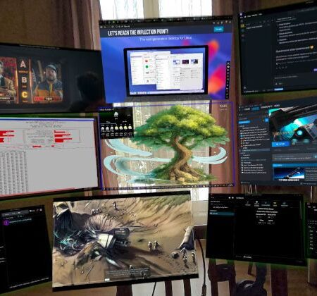 提交給 KDE Plasma 的代碼草案將其變成完整的 VR 桌面