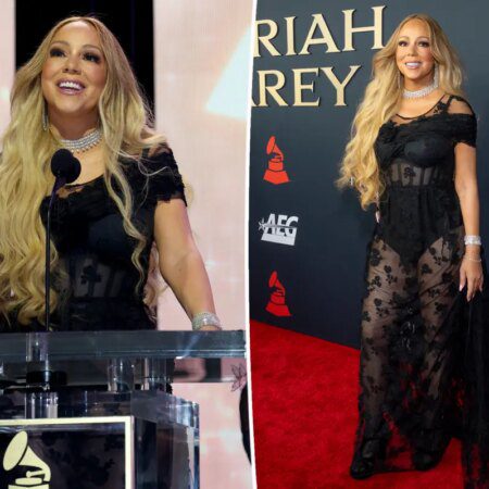 Mariah Carey wears sheer Prada gown and diamonds for MusiCares Person of the Year Gala 2026-“Mariah Carey Stuns in Sheer Prada Gown and Diamonds at 2026 MusiCares Person of the Year Gala”