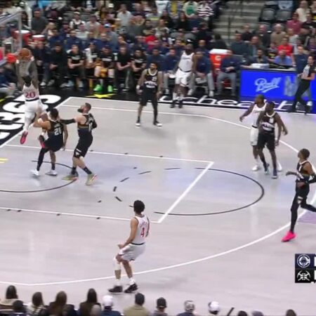 [Highlight] Kawhi Leonard throws the alley-oop to John Collins for the dunk-“Kawhi Leonard Alley-Oop Assist to John Collins Dunk”