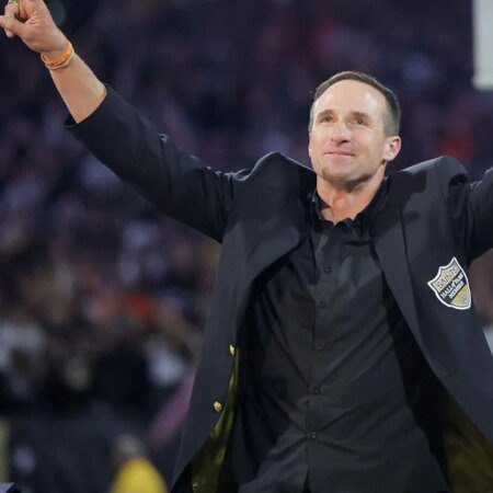 Tyler Shough excited to see Drew Brees earn Hall of Fame honors: ‘He’s the G.O.A.T’ | Saints-“Tyler Shough Celebrates Drew Brees’ Hall of Fame Induction: ‘He’s the G.O.A.T’”