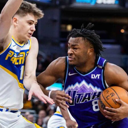 Isaiah Collier makes NBA history with eye-popping assist total vs. Pacers-“Igniting NBA History: Isaiah Collier Sets Record with Incredible Assist Total vs. Pacers”