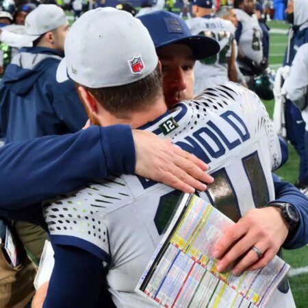 Klint Kubiak addresses ‘distraction’ ahead of Super Bowl clash vs. Patriots-“Klint Kubiak Discusses Distractions Before Super Bowl Showdown with Patriots”