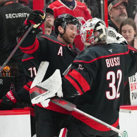 Bussi’s Heroics Pull Hurricanes to Victory Against Senators-“Bussi’s Heroics Propel Hurricanes to Victory Over Senators”