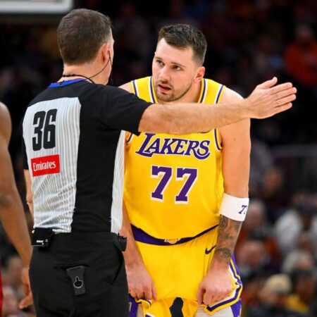 [Vardon] One day after Lakers star Luka Dončić narrowly avoids serious injury, NBA and Cavs agree to look for solutions to Cleveland’s unique, potentially dangerous court design-“NBA and Cavs Address Court Safety Concerns After Luka Dončić’s Injury Scare”