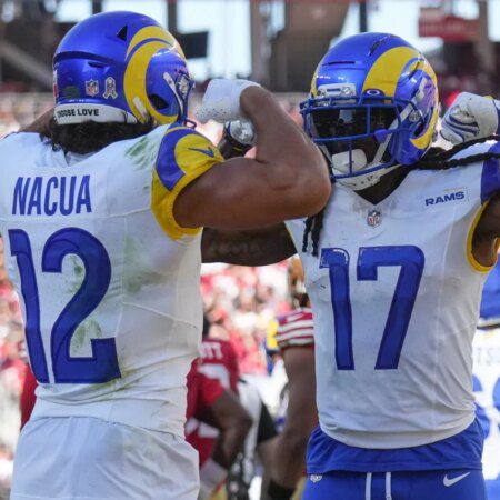 Puka Nacua shares ‘ground shaking’ story about Davante Adams-“Puka Nacua Reveals Ground-Shaking Story About Davante Adams”