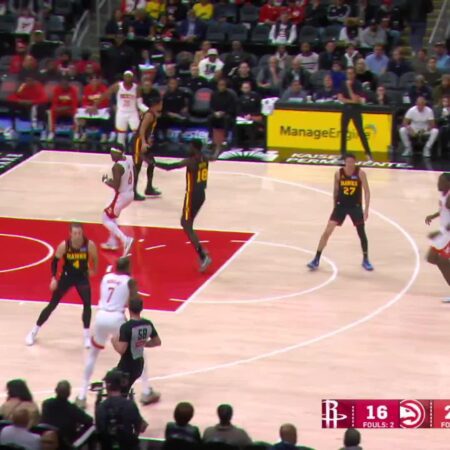 [Highlight] KD with the underhanded no-look dime to Capela-“KD’s No-Look Dime to Capela: A Highlight Play”