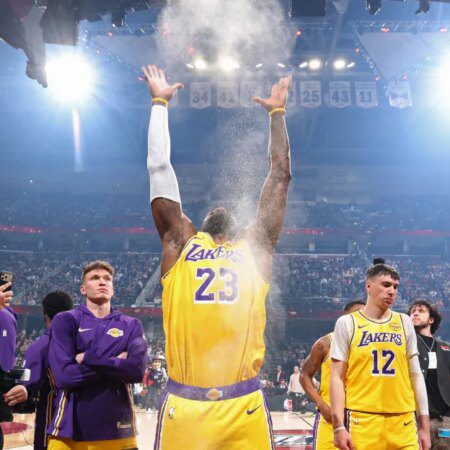 Nets vs. Lakers preview: Back home to meet up with LeBron and Luka-“Nets vs. Lakers Preview: LeBron & Luka Face Off at Home”