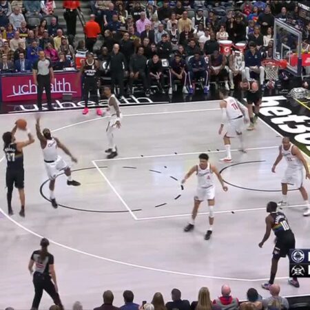 [Highlight] Jamal Murray isolates James Harden and knocks down the three-pointer-“Jamal Murray Drills Three-Pointer Over James Harden in Epic Isolation Play”