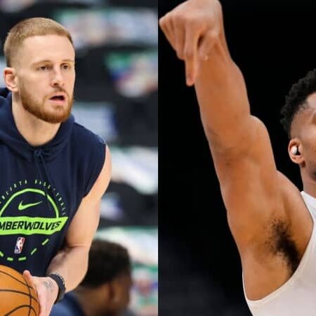 “He’s Just Like a Big Kid”: Donte DiVincenzo Gives an Insight of What Giannis Antetokounmpo Is Like Behind the Scenes-“Donte DiVincenzo Reveals Giannis Antetokounmpo’s Playful Side”