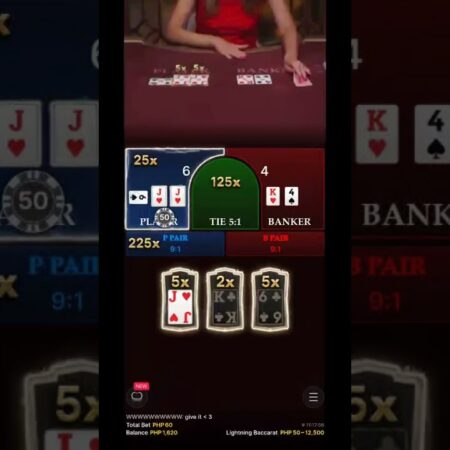 Insane 25X Multiplier In Lightning Baccarat | Watch The Full Video | 12:57 Minutes-“Experience the Thrill: Insane 25X Multiplier in Lightning Baccarat – Full 12:57 Minute Video”