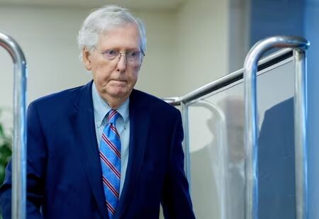 Mitch McConnell hospitalized after experiencing ‘flu-like symptoms,’ misses Senate votes for 2 consecutive days-“Mitch McConnell Hospitalized with Flu-Like Symptoms, Misses Senate Votes”